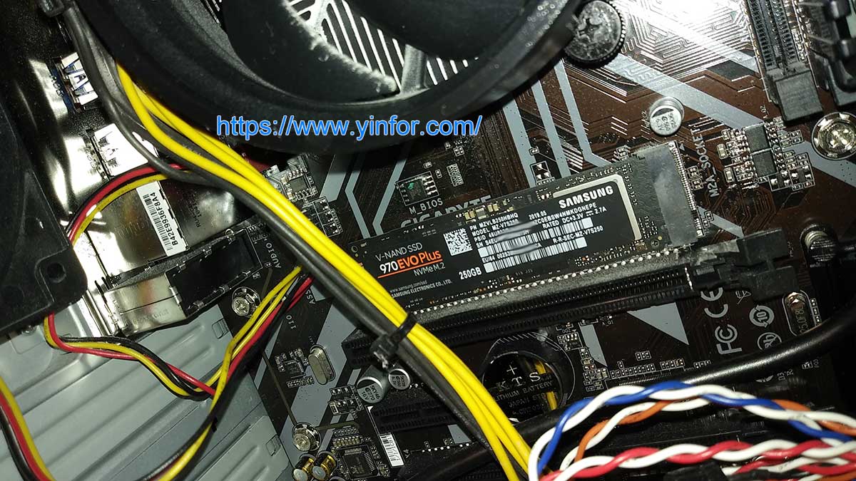 Samsung 970 Evo Установка