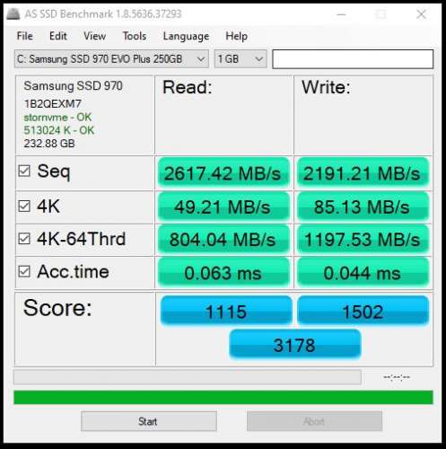 Disque SSD 2To Samsung 970 Evo Plus M.2