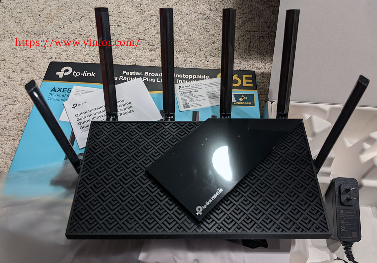 TPLink AXE5400 Archer AXE75 TriBand Gigabit WiFi 6E Router David